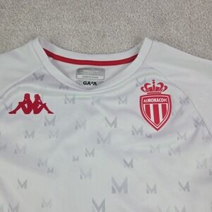 Kappa‎ AS Monaco 2022/2023 Pre-Match Shirt Rise Risk Repeat Mens Size Medium